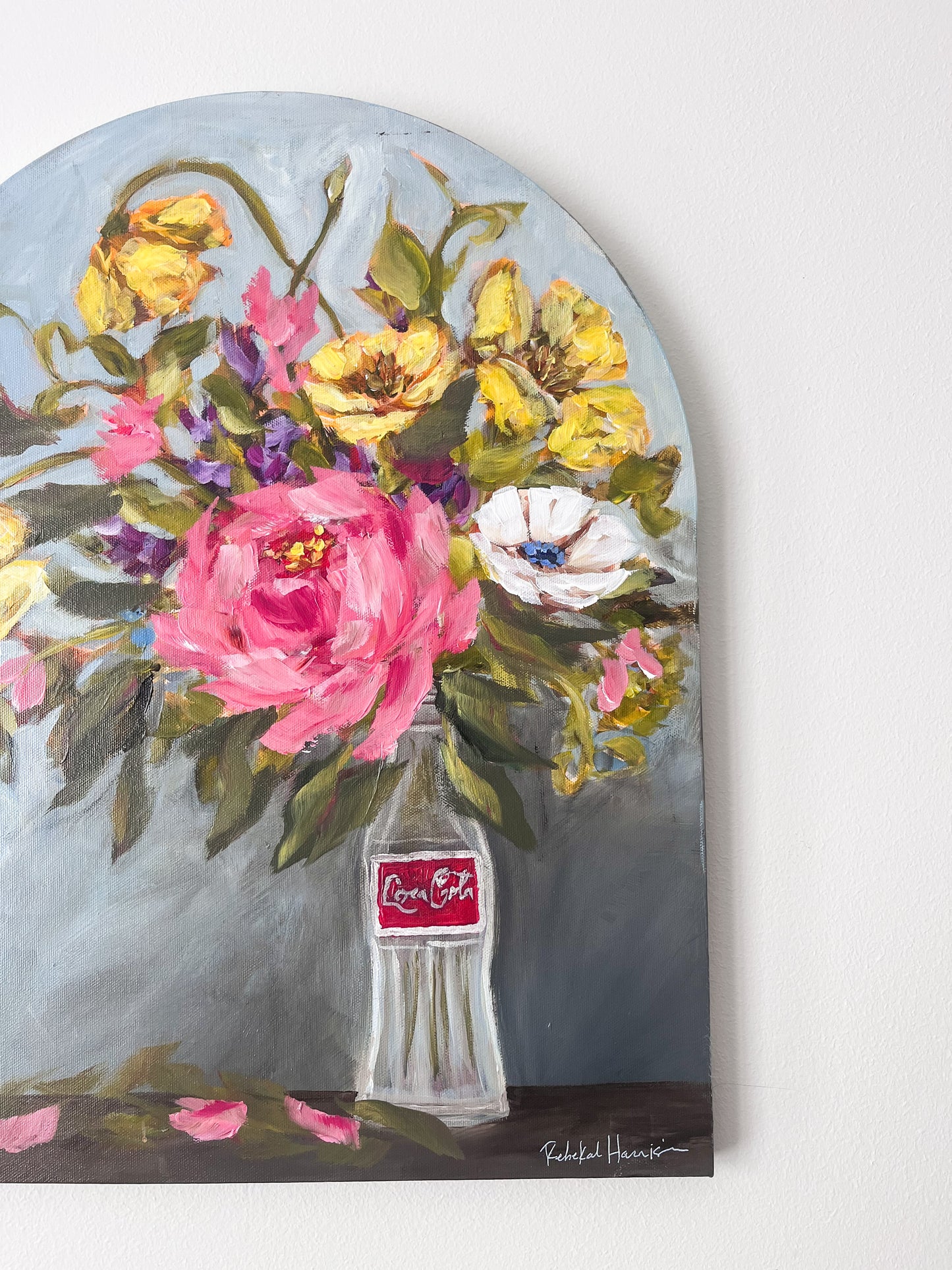 Flowers and Coke