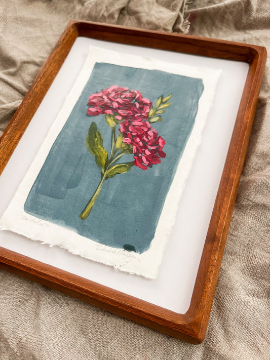 January - Framed Birth Flower