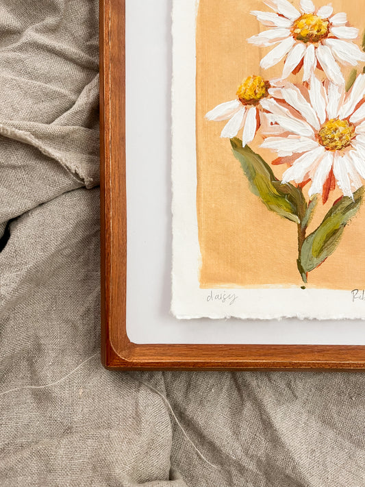 April - Framed Birth Flower