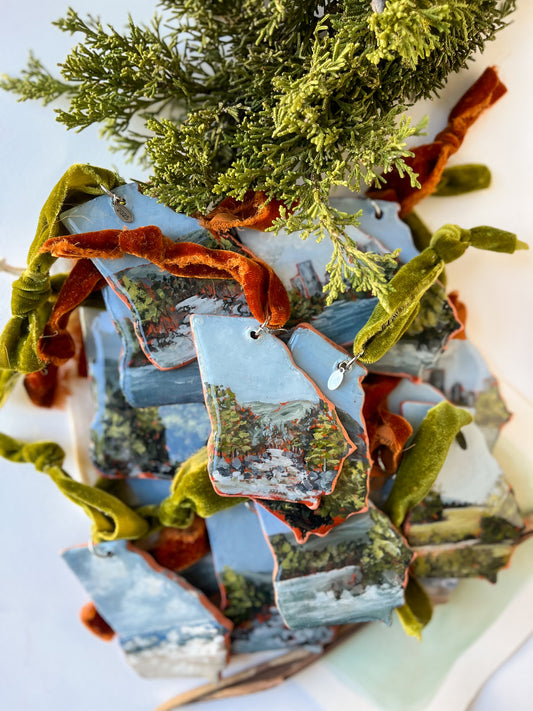 Tiny Georgia Landscape - Mountain River