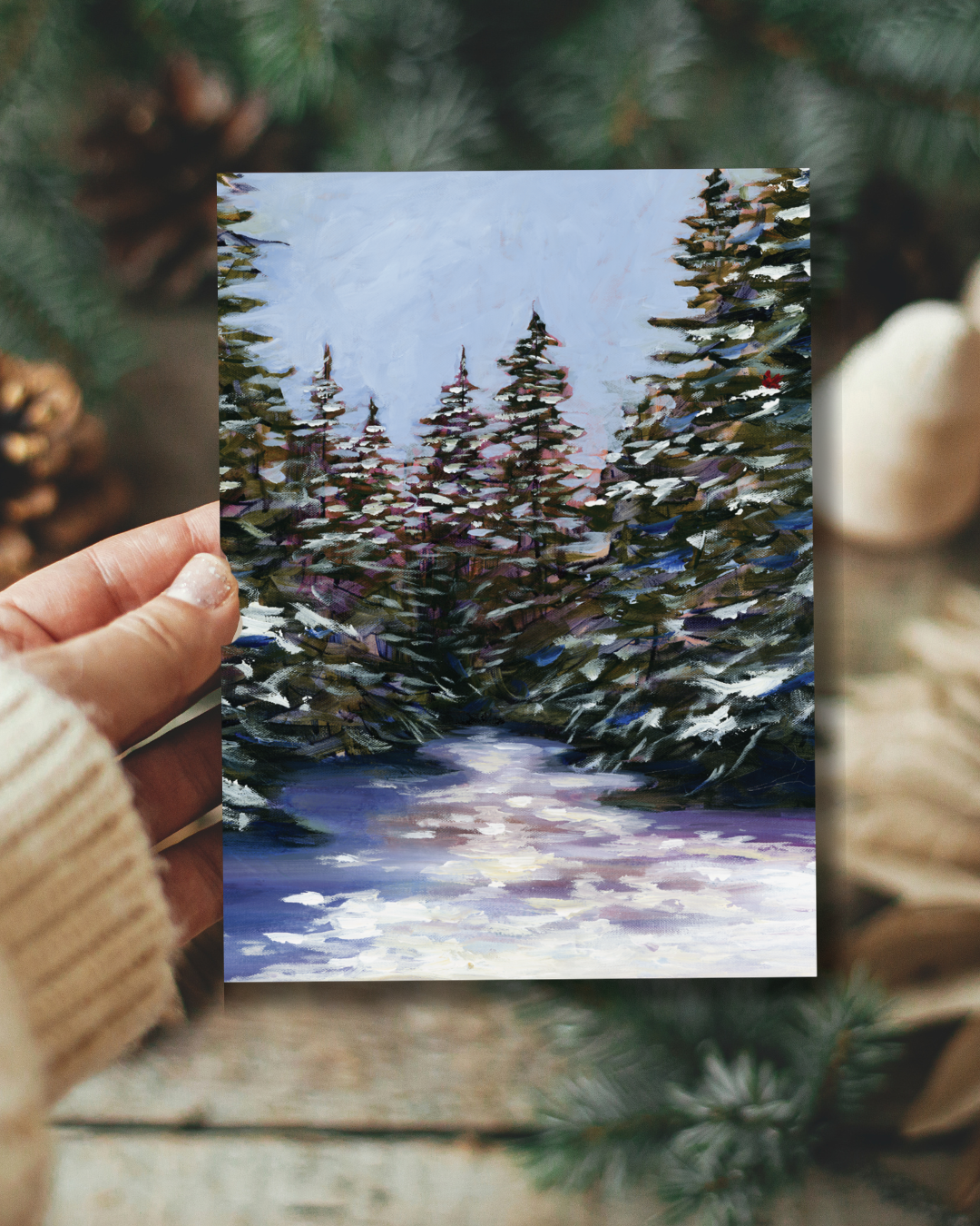 Winter Christmas Card Set