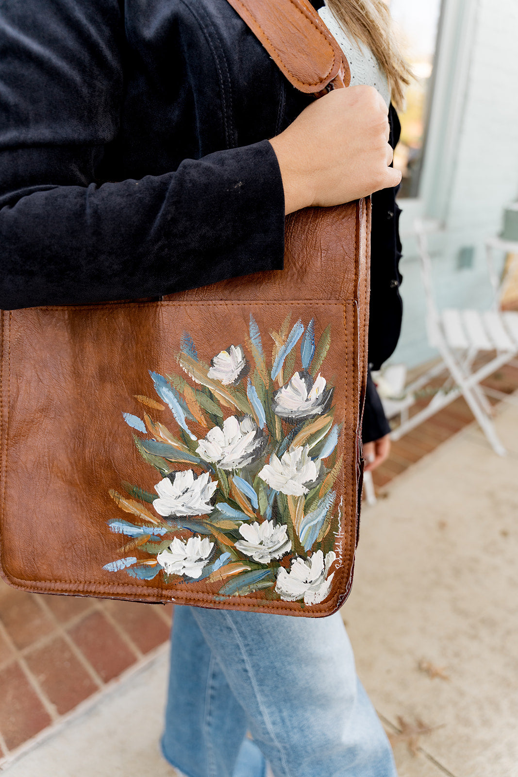 Hand-Painted Tote