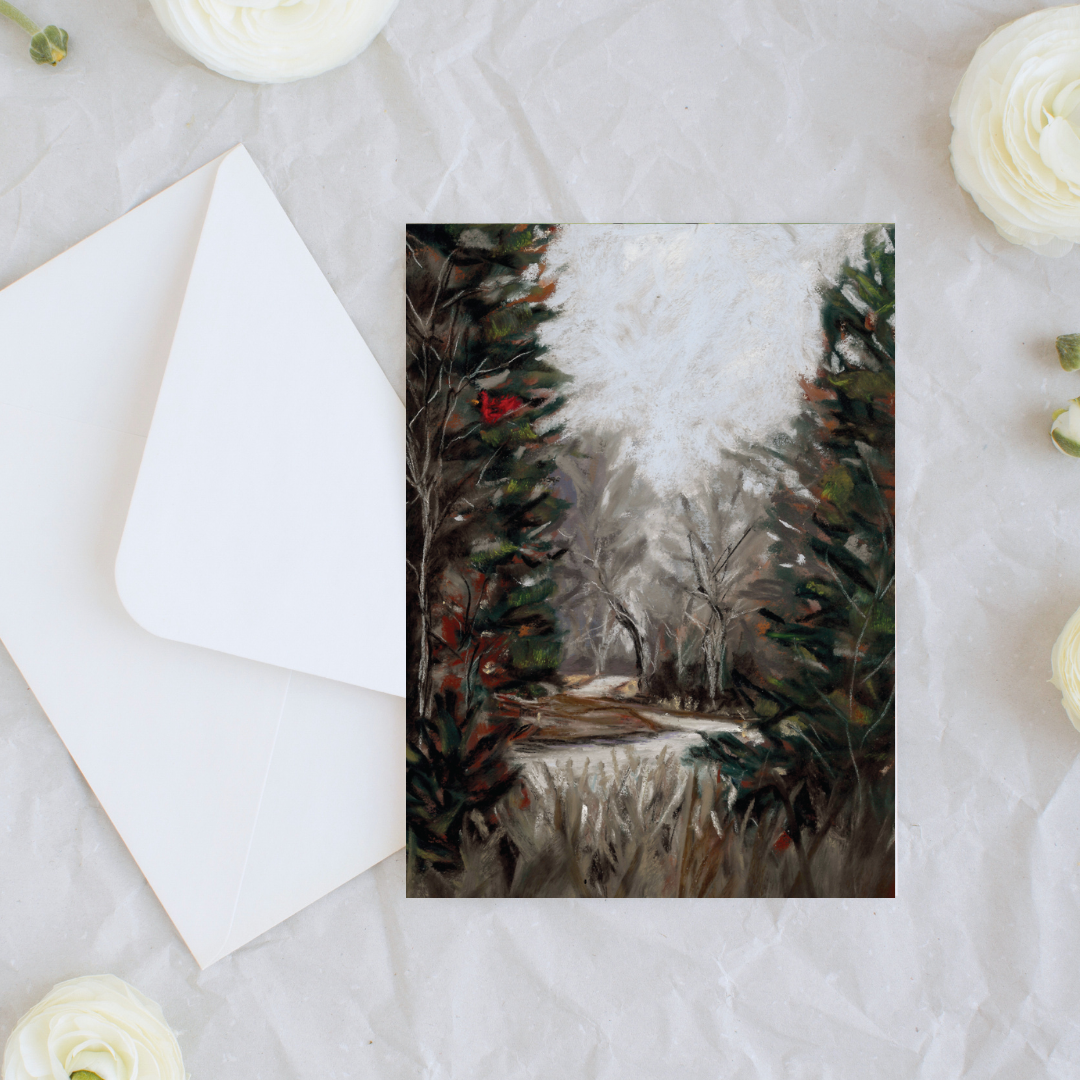 Winter Clearing Notecard Set