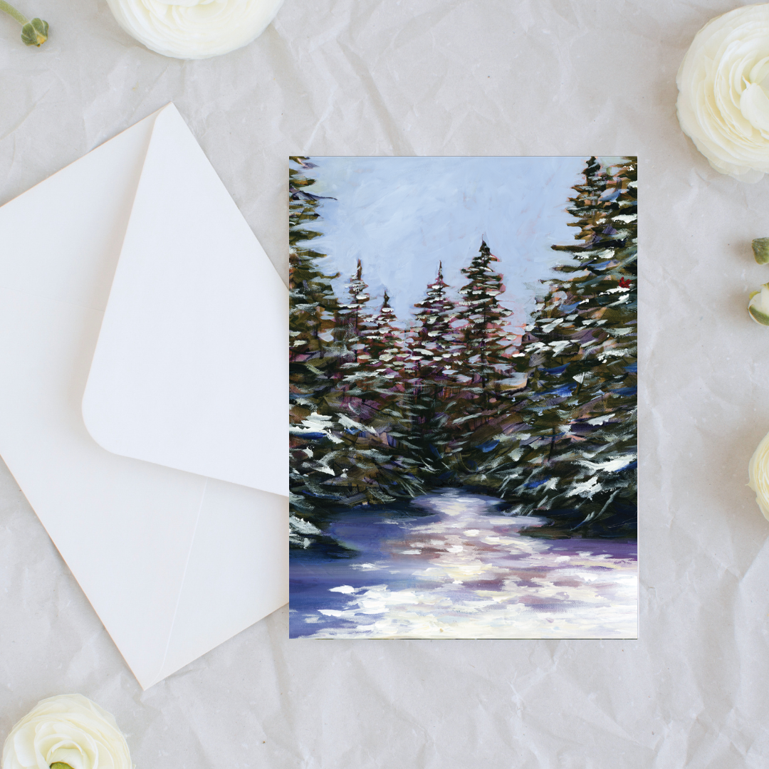 Winter Scene Notecard Set