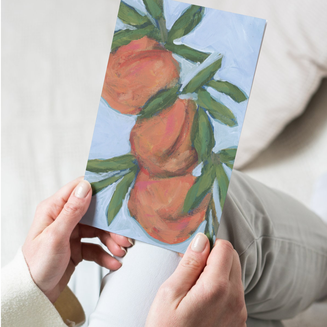 Peach Notecard Set