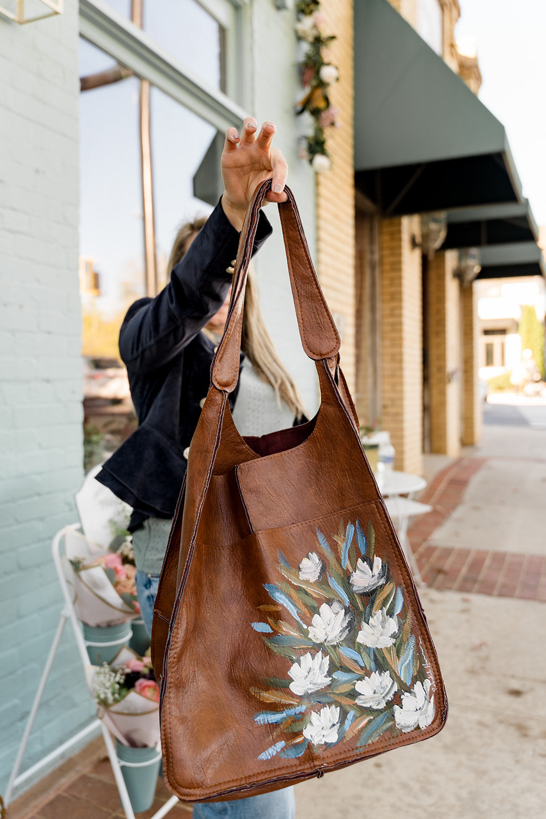 Hand-Painted Tote