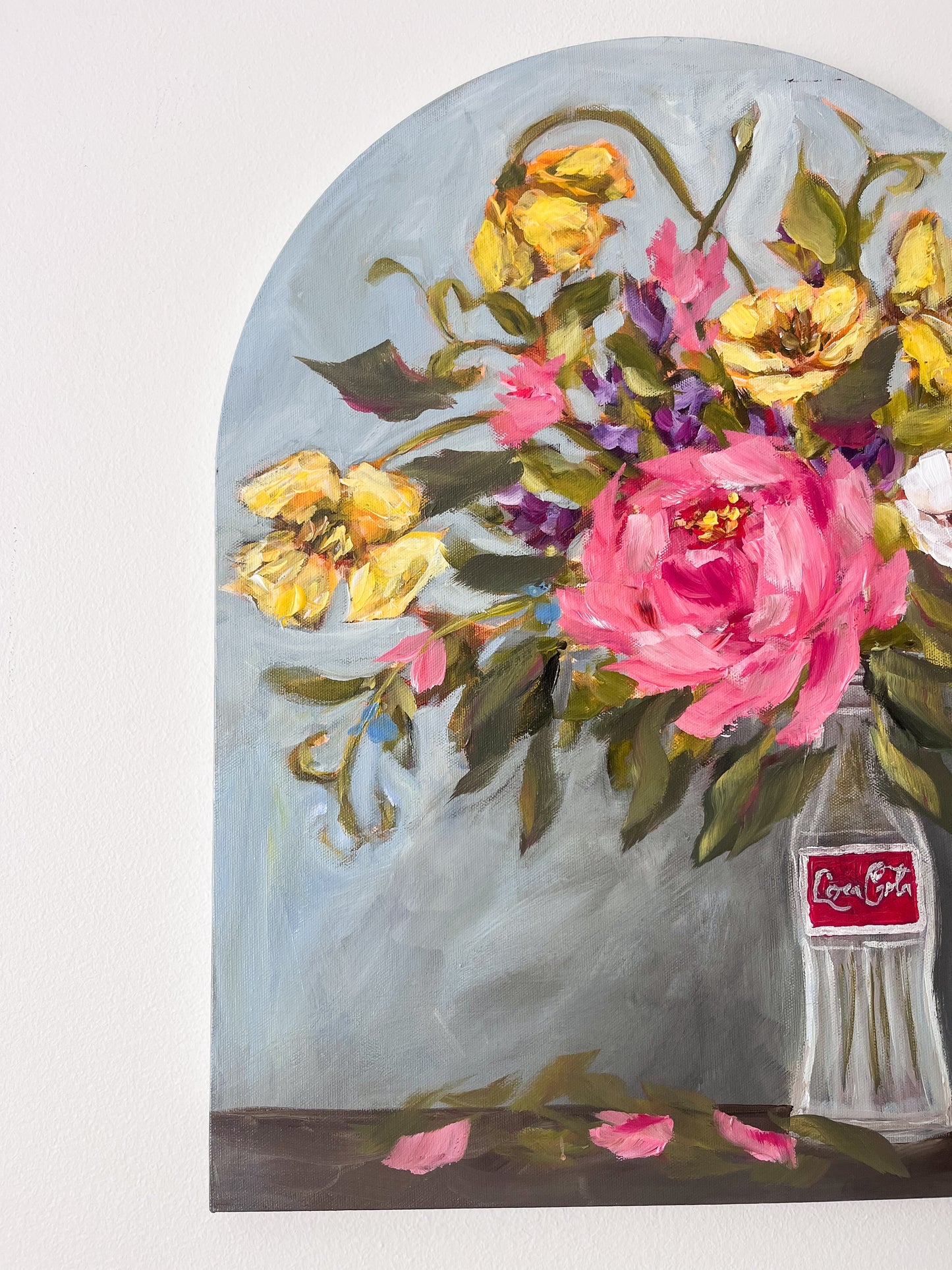 Flowers and Coke