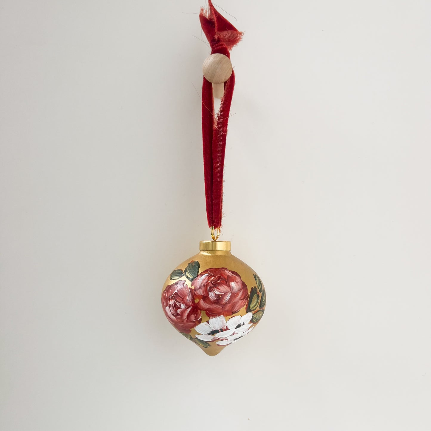 Hand-Painted Ornament - Golden