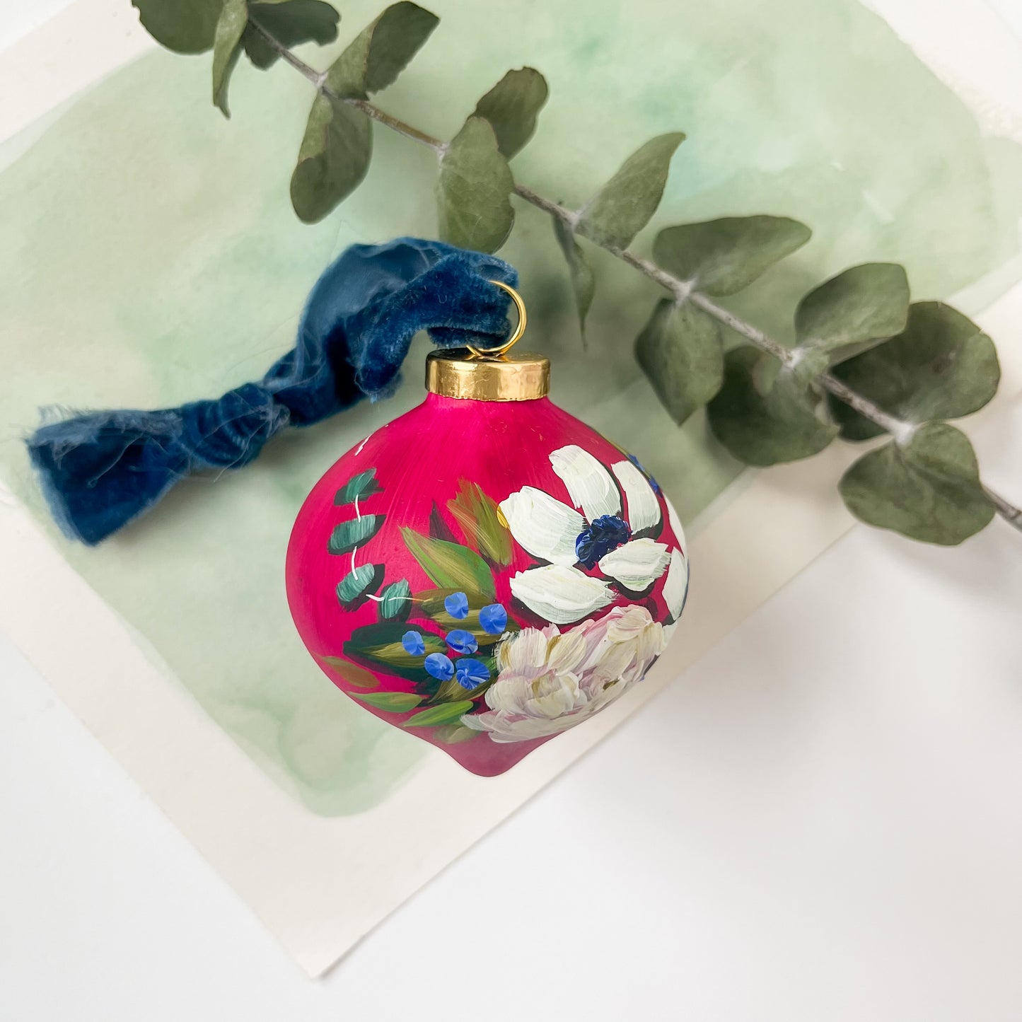 Hand-Painted Ornament - Bright