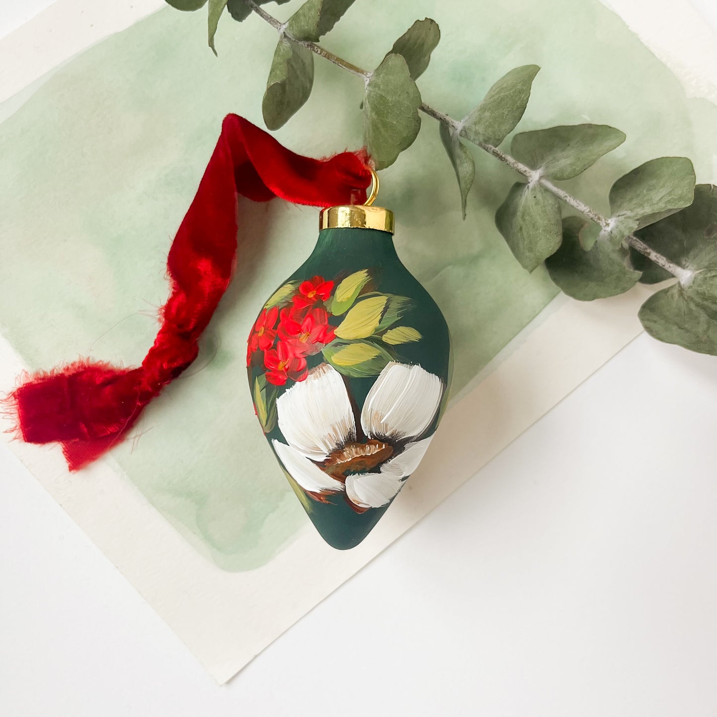 Hand-Painted Ornament - Classy