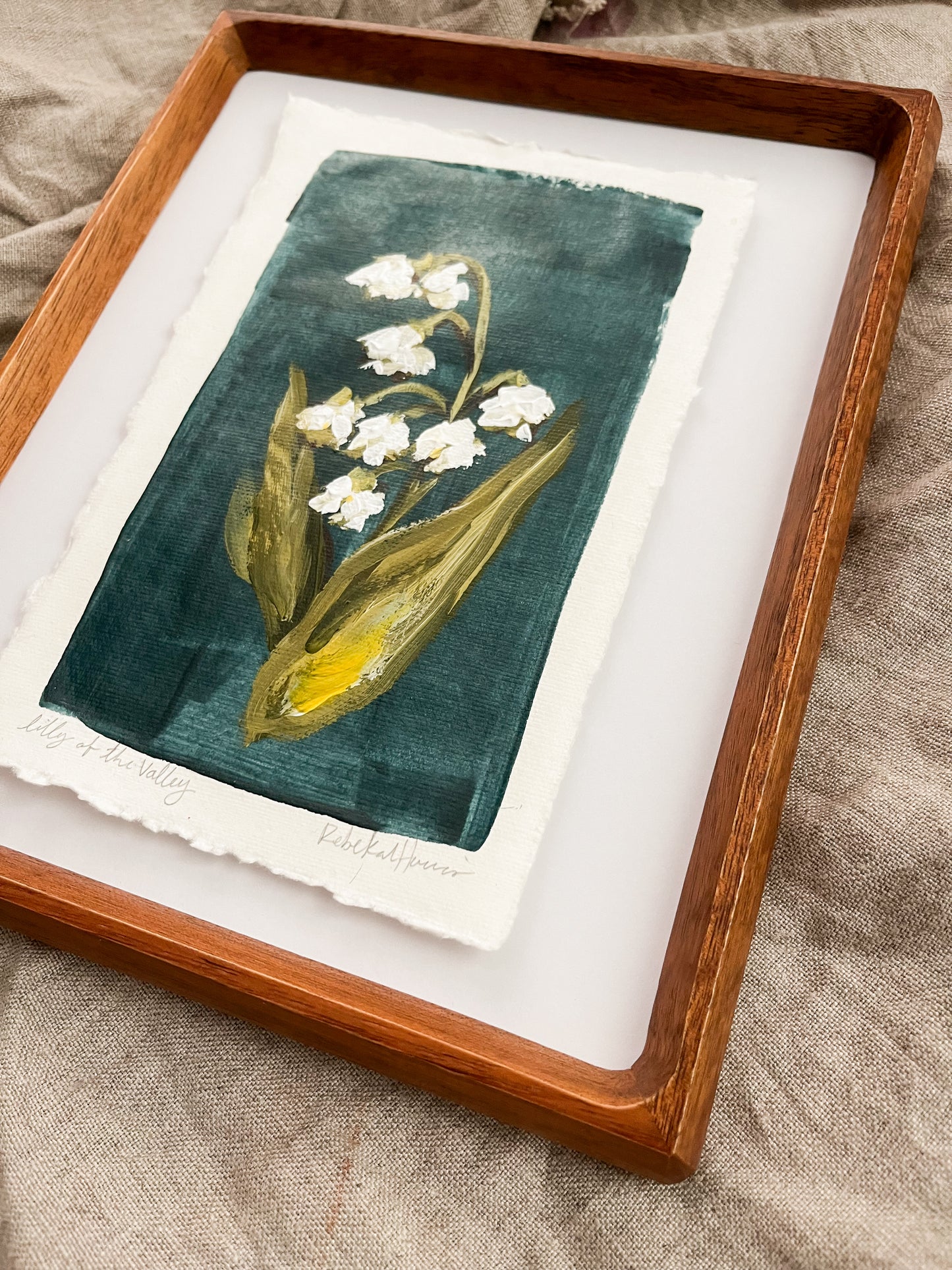 May - Framed Birth Flower