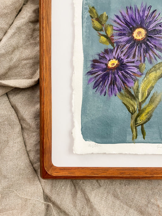 September - Framed Birth Flower