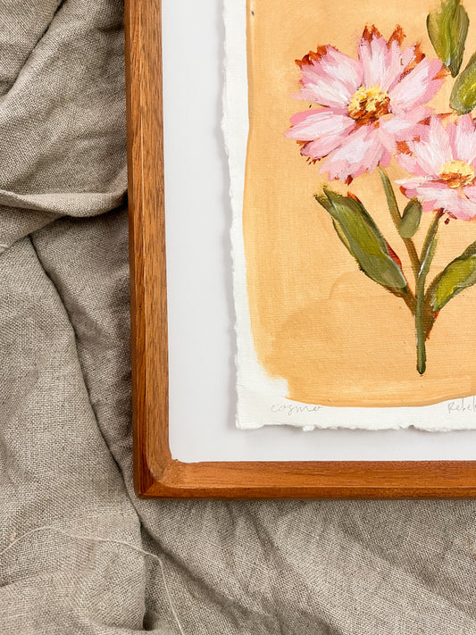 October - Framed Birth Flower