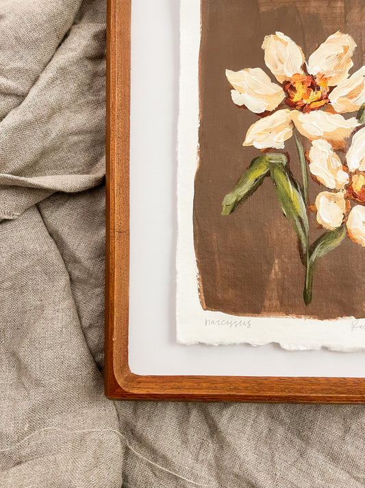 December - Framed Birth Flower