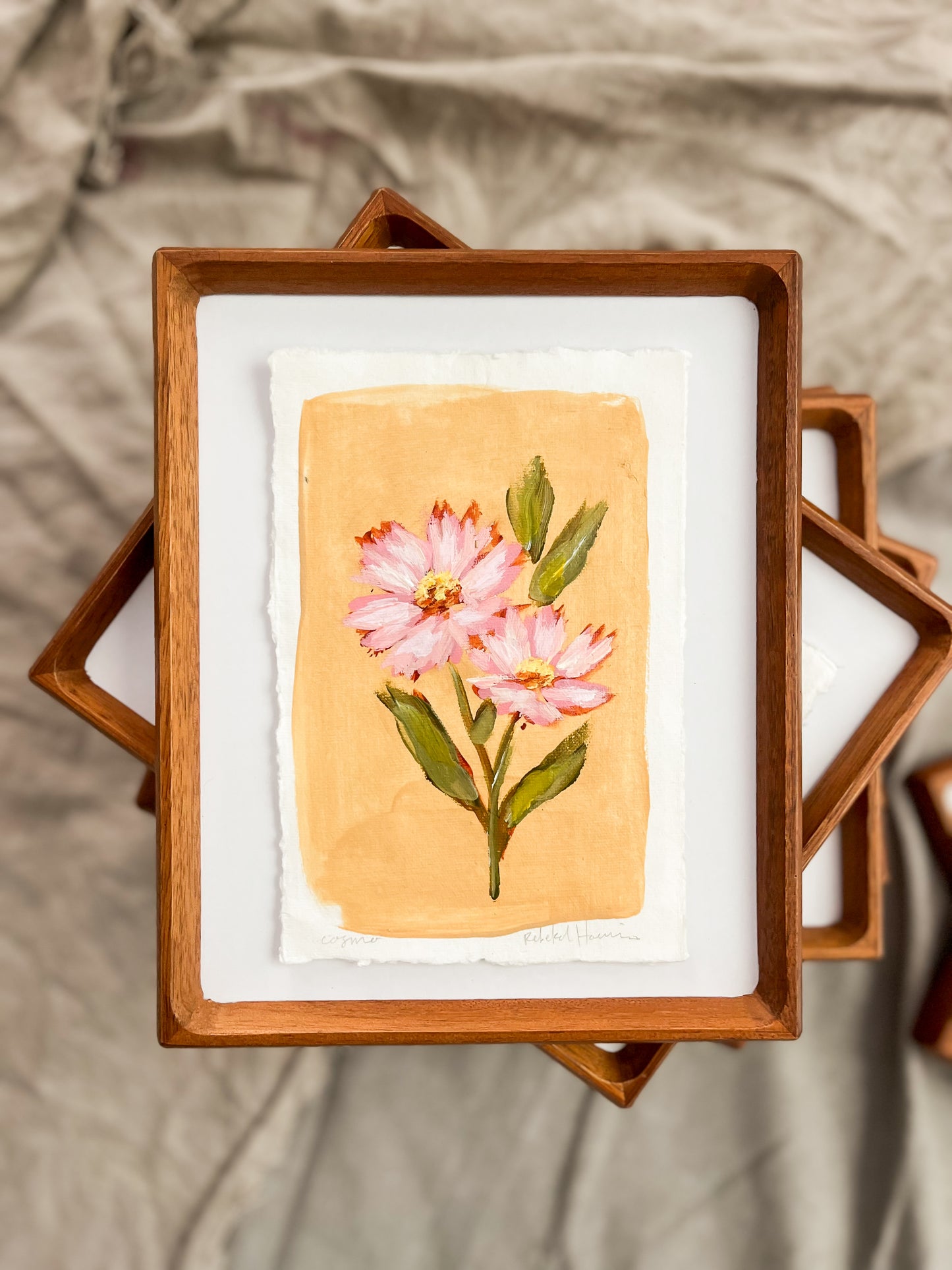 October - Framed Birth Flower