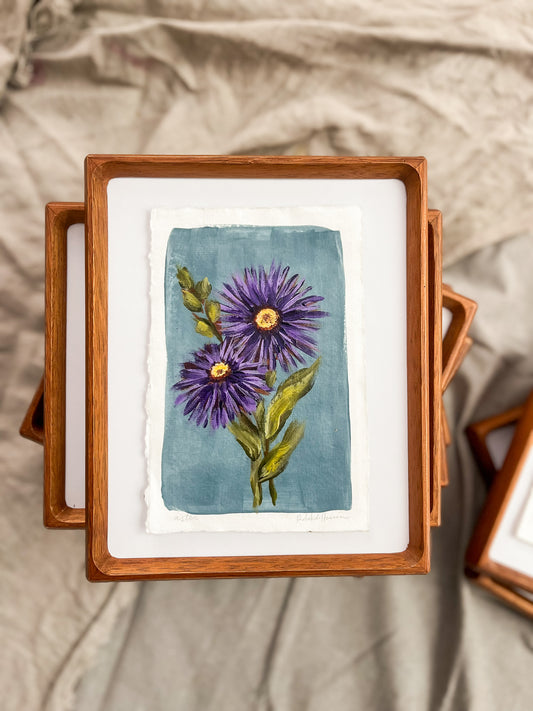 September - Framed Birth Flower