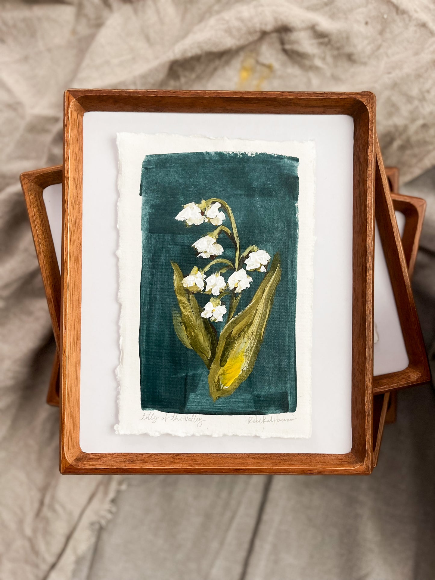 May - Framed Birth Flower