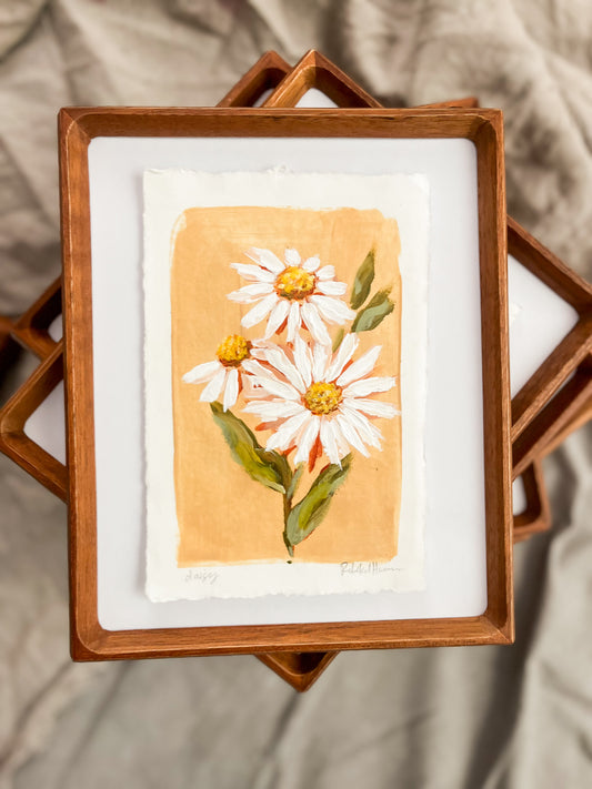 April - Framed Birth Flower