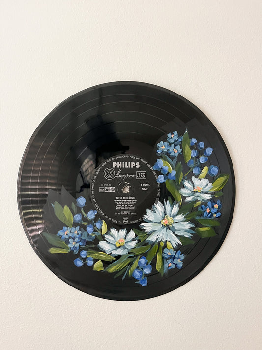 Painted Vinyl - blue