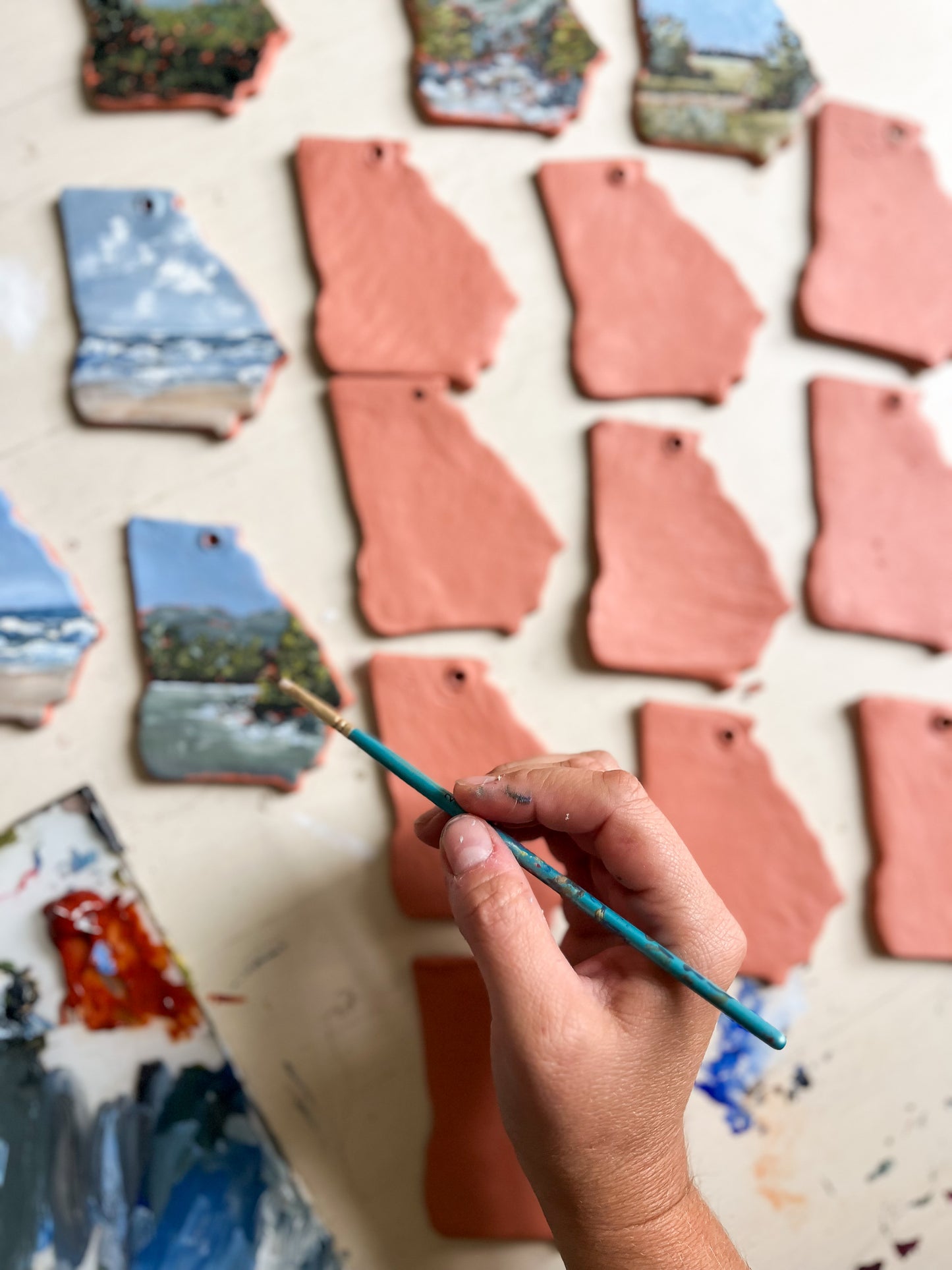 Tiny Georgia Landscape - Beach