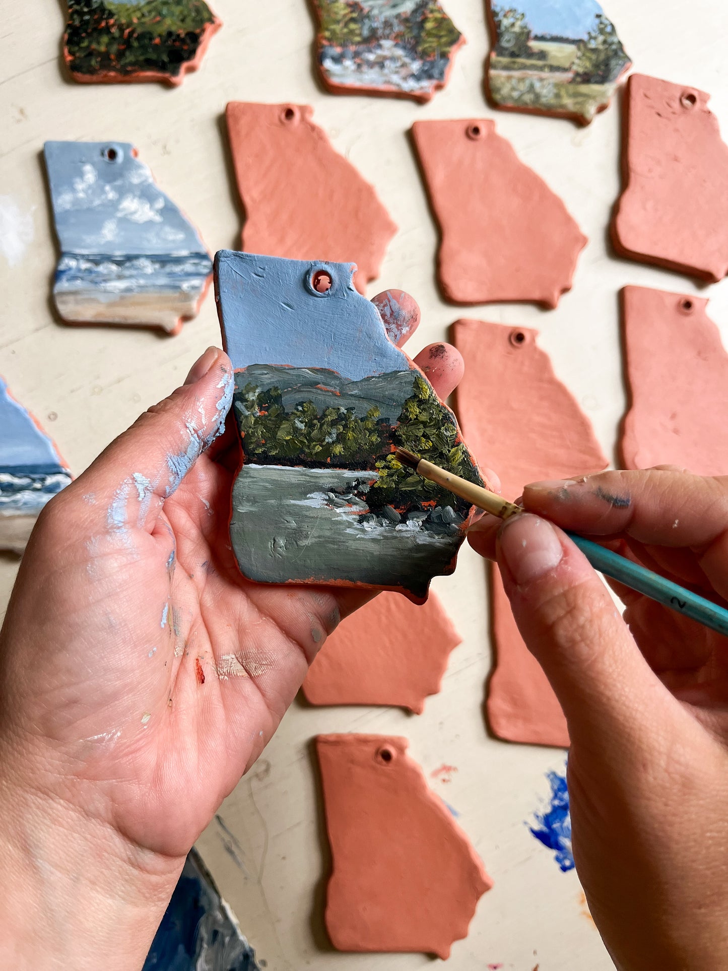 Tiny Georgia Landscape - Beach