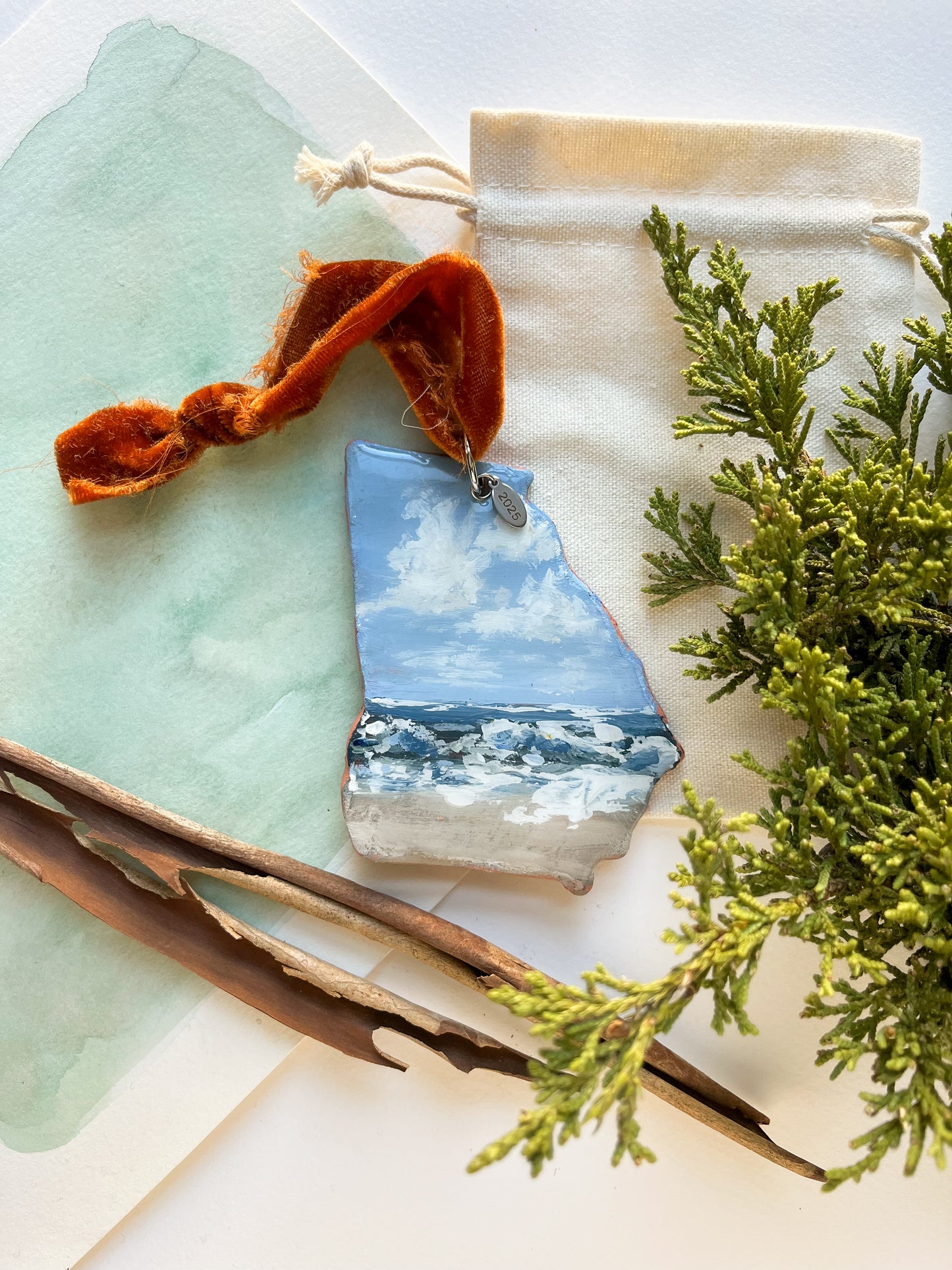 Tiny Georgia Landscape - Beach