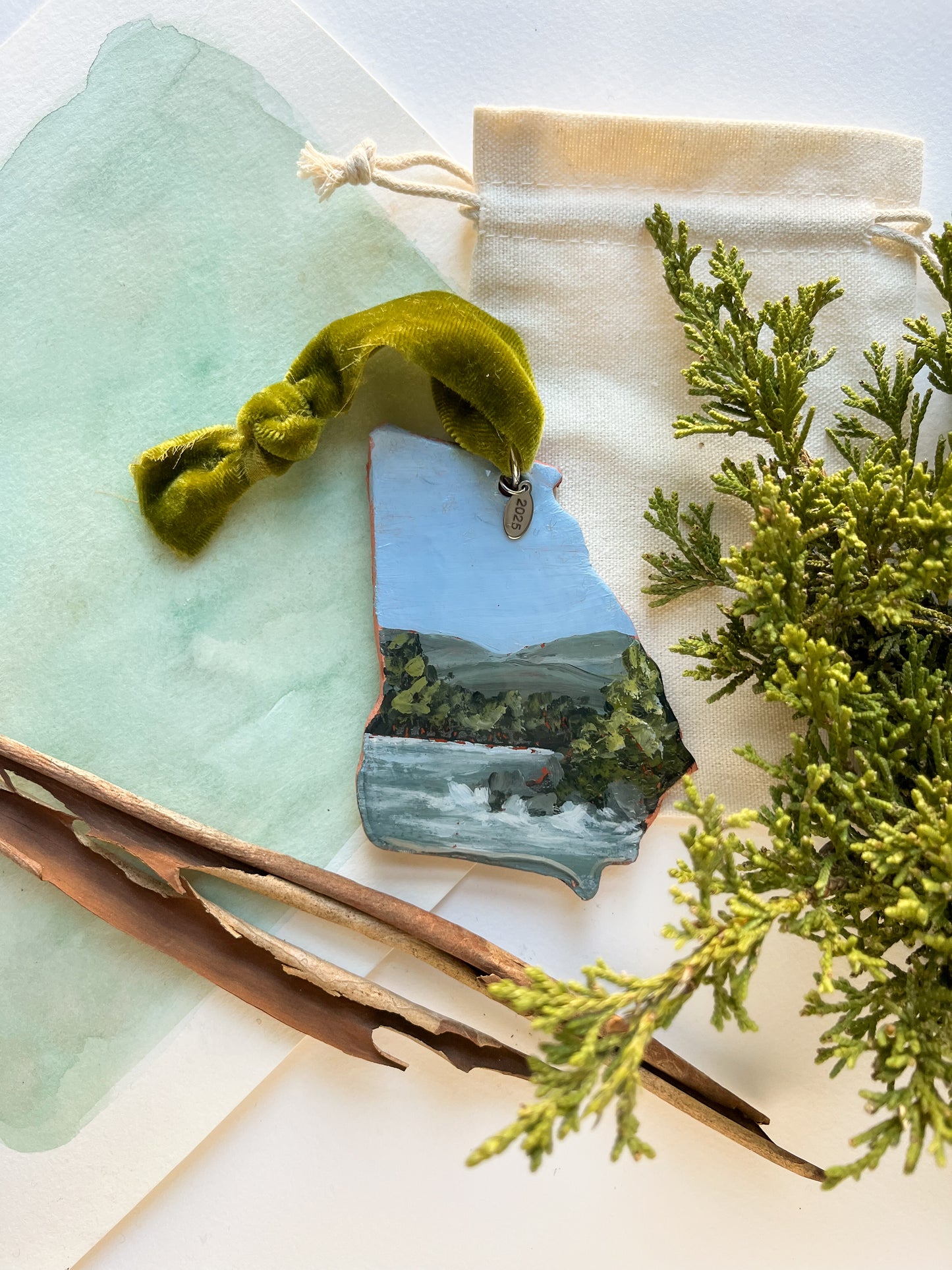 Tiny Georgia Landscape - Lake