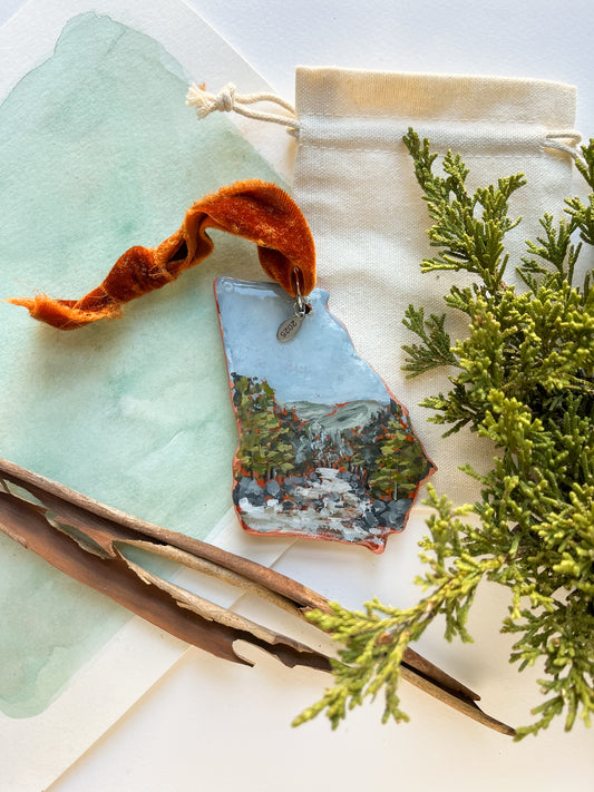 Tiny Georgia Landscape - Mountain River 3