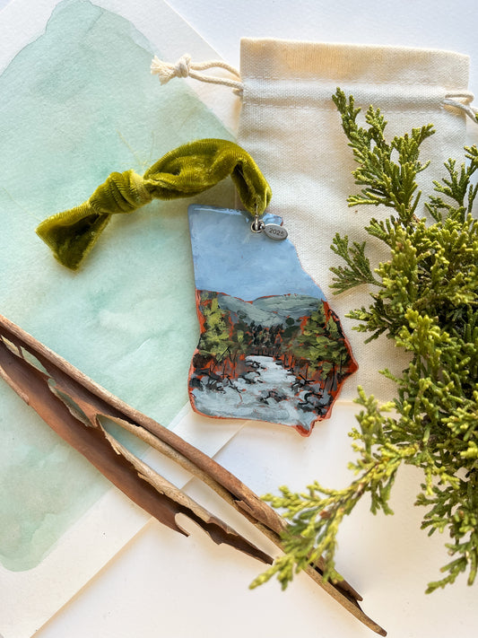 Tiny Georgia Landscape - Mountain River 2