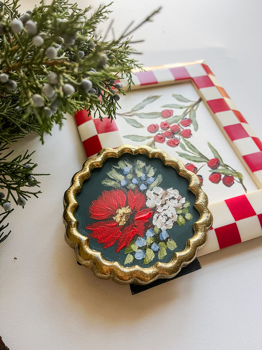 Mini Festive Floral - Framed