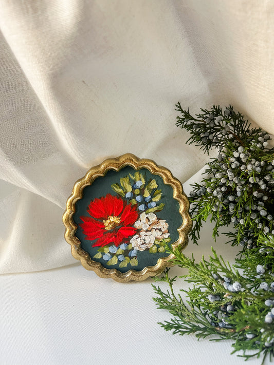Mini Festive Floral - Framed