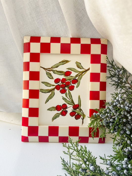Charming Red Berries - Framed