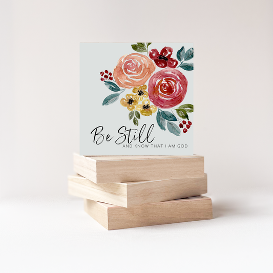 5X5 Truth Block - "Be Still"