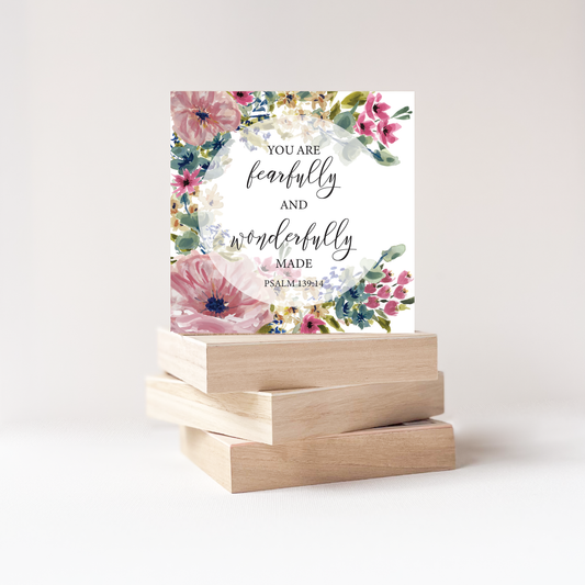 5X5 Truth Block - "Fearfully and Wonderfully Made"