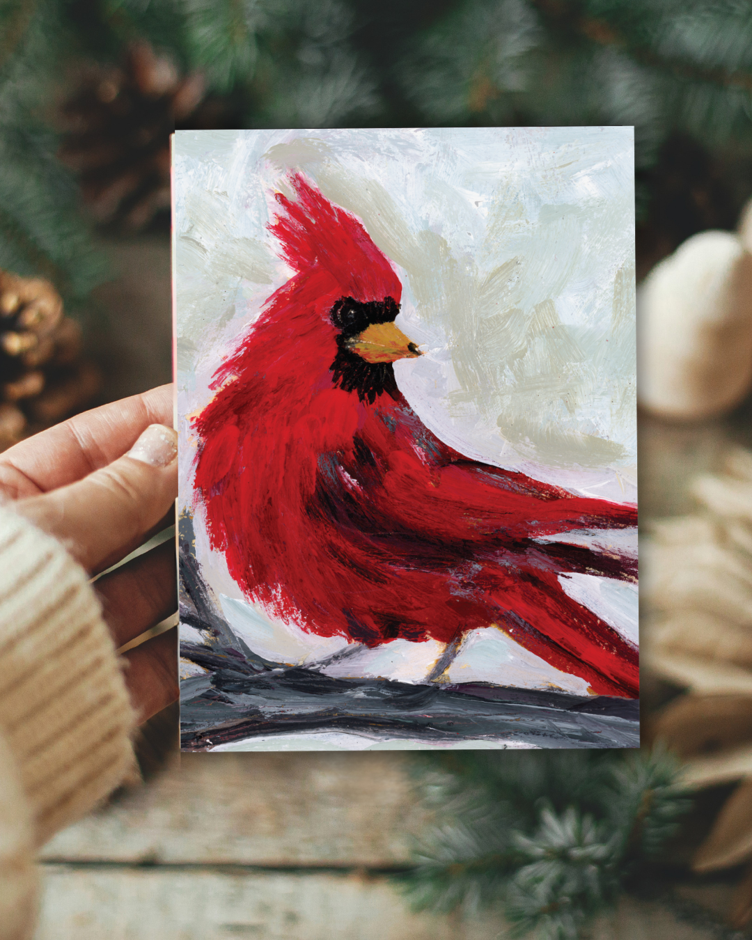 Cardinal Christmas Card Set