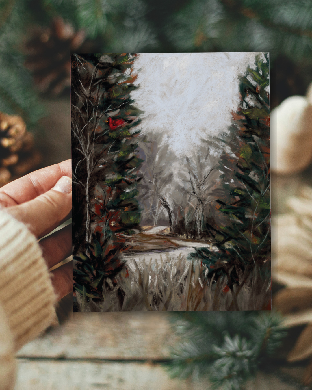 Winter Clearing Christmas Card Set