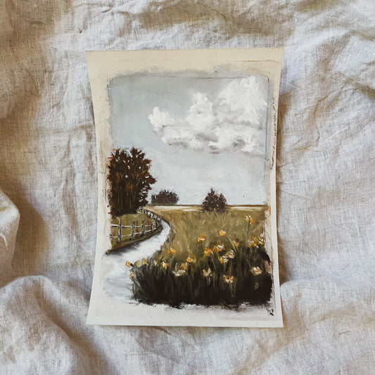Fields of Light | Original Soft Pastel Painting
